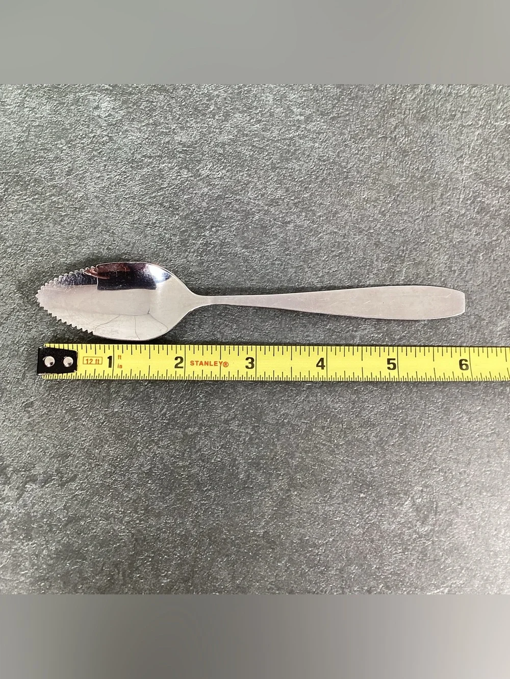 3  Serrated Grapefruit Spoons-2 Wm Rogers IS Sweep Pattern Silverplate, 1 Unmark